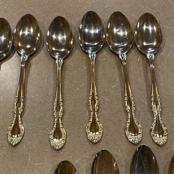 Supreme Cutlery Japan MCM Stainless Steel Set Gold Plated Flatware Vintage Towle